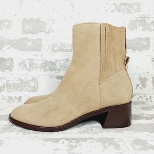 NEW Dolce Vita Linny H2O Tan Leather Block Heel Ankle Bootie K839